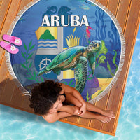 Aruba Sea Turtle Beach Blanket Underwater Landscape - Wonder Print Shop