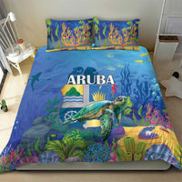 Aruba Sea Turtle Bedding Set Underwater Landscape - Wonder Print Shop