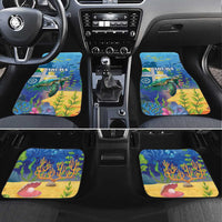 Aruba Sea Turtle Car Mats Underwater Landscape - Wonder Print Shop