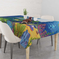 Aruba Sea Turtle Tablecloth Underwater Landscape - Wonder Print Shop