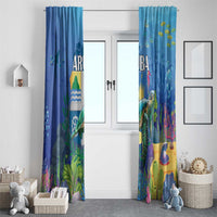 Aruba Sea Turtle Window Curtain Underwater Landscape - Wonder Print Shop
