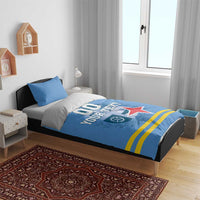 Custom Aruba Coat Of Arms Bedding Set With Flag Style - Wonder Print Shop