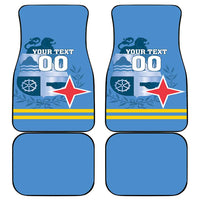 Custom Aruba Coat Of Arms Car Mats With Flag Style - Wonder Print Shop