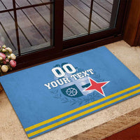 Custom Aruba Coat Of Arms Rubber Doormat With Flag Style - Wonder Print Shop