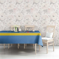 Custom Aruba Coat Of Arms Tablecloth With Flag Style - Wonder Print Shop