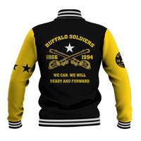 Personalized Buffalo Soldier Baseball Jacket We Can We Will Ready And Forward - Wonder Print Shop