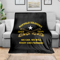 Buffalo Soldier Blanket We Can We Will Ready And Forward
