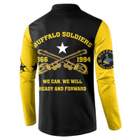 Personalized Buffalo Soldier Button Sweatshirt We Can We Will Ready And Forward - Wonder Print Shop