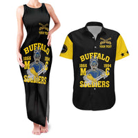 Personalized Buffalo Soldier Couples Matching Tank Maxi Dress and Hawaiian Shirt We Can We Will Ready And Forward - Wonder Print Shop