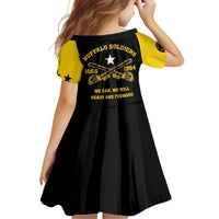 Personalized Buffalo Soldier Family Matching Long Sleeve Bodycon Dress and Hawaiian Shirt We Can We Will Ready And Forward - Wonder Print Shop