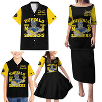 Personalized Buffalo Soldier Family Matching Puletasi and Hawaiian Shirt We Can We Will Ready And Forward - Wonder Print Shop