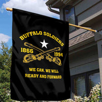 Buffalo Soldier Garden Flag We Can We Will Ready And Forward - Wonder Print Shop