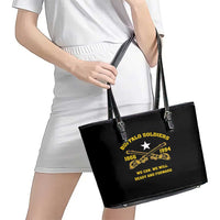 Buffalo Soldier Leather Tote Bag We Can We Will Ready And Forward - Wonder Print Shop