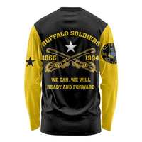 Personalized Buffalo Soldier Long Sleeve Shirt We Can We Will Ready And Forward - Wonder Print Shop