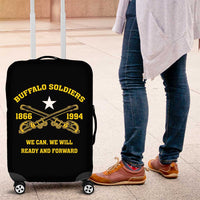 Buffalo Soldier Luggage Cover We Can We Will Ready And Forward - Wonder Print Shop