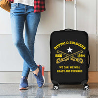 Buffalo Soldier Luggage Cover We Can We Will Ready And Forward - Wonder Print Shop