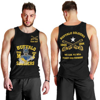 Personalized Buffalo Soldier Men Tank Top We Can We Will Ready And Forward - Wonder Print Shop