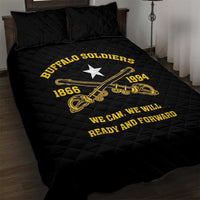 Buffalo Soldier Quilt Bed Set We Can We Will Ready And Forward - Wonder Print Shop