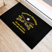 Buffalo Soldier Rubber Doormat We Can We Will Ready And Forward - Wonder Print Shop