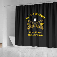 Buffalo Soldier Shower Curtain We Can We Will Ready And Forward