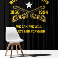 Buffalo Soldier Window Curtain We Can We Will Ready And Forward - Wonder Print Shop