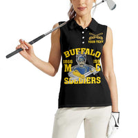 Personalized Buffalo Soldier Women Sleeveless Polo Shirt We Can We Will Ready And Forward - Wonder Print Shop