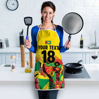 Custom Guyana Football Apron Golden Jaguars Spirit - Yellow - Wonder Print Shop