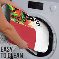 Custom Guyana Football Bathroom Set Golden Jaguars Spirit - White - Wonder Print Shop