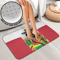 Custom Guyana Football Bathroom Set Golden Jaguars Spirit - White - Wonder Print Shop