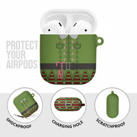 Christmas Costume Elf AirPods Case Classic Green Xmas Style - Wonder Print Shop