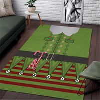 Christmas Costume Elf Area Rug Classic Green Xmas Style - Wonder Print Shop