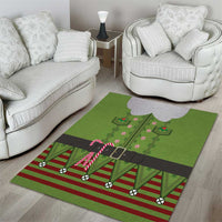 Christmas Costume Elf Area Rug Classic Green Xmas Style - Wonder Print Shop