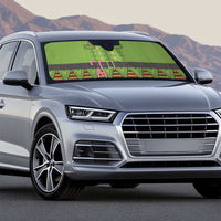 Christmas Costume Elf Auto Sun Shade Classic Green Xmas Style - Wonder Print Shop