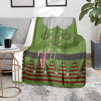 Christmas Costume Elf Blanket Classic Green Xmas Style - Wonder Print Shop