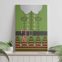 Christmas Costume Elf Canvas Wall Art Classic Green Xmas Style - Wonder Print Shop
