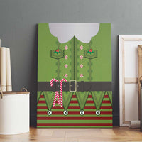 Christmas Costume Elf Canvas Wall Art Classic Green Xmas Style - Wonder Print Shop