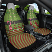 Christmas Costume Elf Car Seat Cover Classic Green Xmas Style - Wonder Print Shop