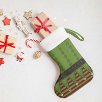 Christmas Costume Elf Christmas Stocking Classic Green Xmas Style - Wonder Print Shop