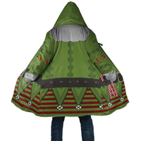 Christmas Costume Elf Cloak Classic Green Xmas Style - Wonder Print Shop