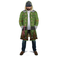 Christmas Costume Elf Cloak Classic Green Xmas Style - Wonder Print Shop