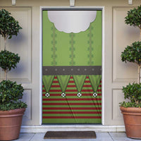 Christmas Costume Elf Door Cover Classic Green Xmas Style - Wonder Print Shop