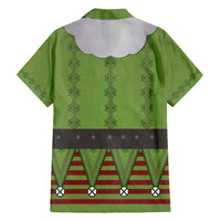 Christmas Costume Elf Family Matching Summer Maxi Dress and Hawaiian Shirt Classic Green Xmas Style - Wonder Print Shop