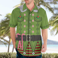 Christmas Costume Elf Hawaiian Shirt Classic Green Xmas Style - Wonder Print Shop