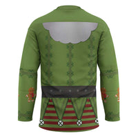 Christmas Costume Elf Hockey Jersey Classic Green Xmas Style - Wonder Print Shop