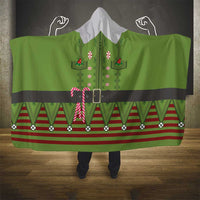 Christmas Costume Elf Hooded Blanket Classic Green Xmas Style - Wonder Print Shop