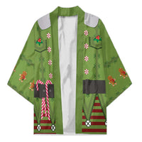 Christmas Costume Elf Kimono Classic Green Xmas Style - Wonder Print Shop