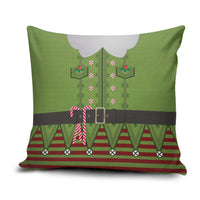 Christmas Costume Elf Pillow Cover Classic Green Xmas Style - Wonder Print Shop