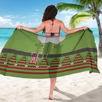Christmas Costume Elf Sarong Classic Green Xmas Style - Wonder Print Shop