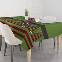Christmas Costume Elf Tablecloth Classic Green Xmas Style - Wonder Print Shop
