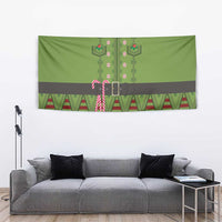 Christmas Costume Elf Tapestry Classic Green Xmas Style - Wonder Print Shop
